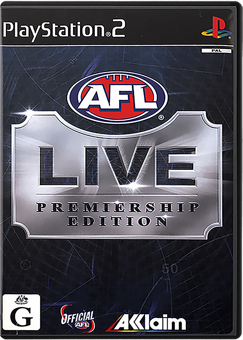 AFL Live Premiership Edition box art for Playstation 2